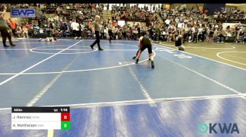 85 lbs Round Of 16 - Joel Ramirez, Hennessey Takedown Club vs Anthony Mattheisen, Oklahoma Wrestling Academy