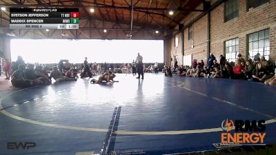 76 lbs Rr Rnd 4 - Stetson Jefferson, Team Tulsa NDT vs Maddix Spencer, Keystone Kids Wrestling Club