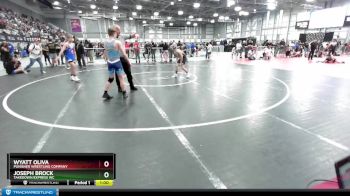 125 lbs Quarterfinal - Joseph Brock, Takedown Express WC vs Wyatt Oliva, Punisher Wrestling Company