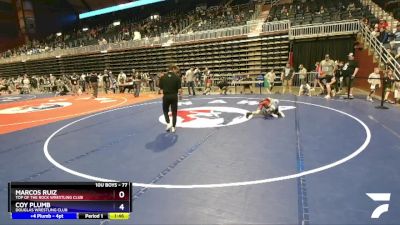 77 lbs 3rd Place Match - Marcos Ruiz, Top Of The Rock Wrestling Club vs Coy Plumb, Douglas Wrestling Club