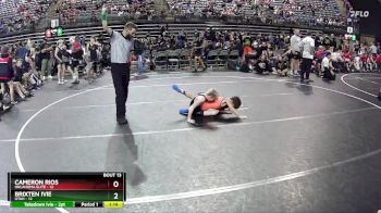 75 lbs Round 5 (6 Team) - Cameron Rios, Oklahoma Elite vs Brixten Ivie, Utah