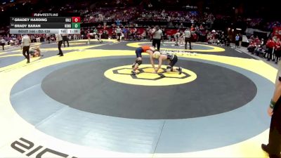 D2-126 lbs Champ. Round 1 - Brady Baran, Kenston vs Gradey Harding, Galion
