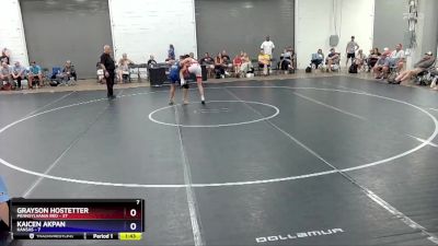 106 lbs 2nd Wrestleback (16 Team) - Grayson Hostetter, Pennsylvania Red vs Kaicen Akpan, Kansas