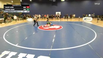 100 lbs 3rd Place Match - Sarina Gunn, Woodbridge Senior vs Juliet Lamb, Madison County