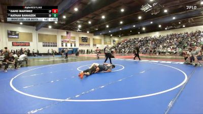 138 Boys Champ. Round 2 - Nathan Banaszek, Bonita Vista vs David Martinez, Castle Park