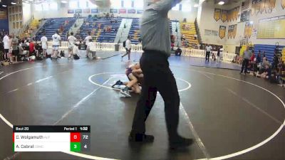 113 lbs Round 5 (8 Team) - Chase Wolgamuth, Alpha WC vs Asher Cabral, Cocoa Beach WC