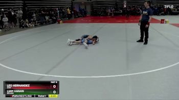 54 lbs Champ. Round 1 - Liam Hanan, Becker vs Leo Hernandez, EVW