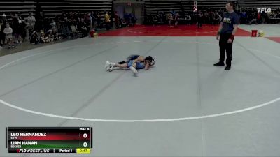 54 lbs Champ. Round 1 - Liam Hanan, Becker vs Leo Hernandez, EVW