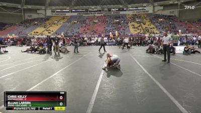 149 lbs Semis & 3rd Wb (16 Team) - Elijah Larsen, Grand View (Iowa) vs Chris Kelly, Southeastern