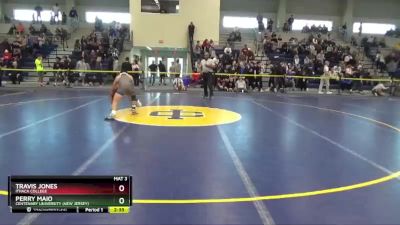 165 lbs Cons. Round 1 - Perry Maio, Centenary University (New Jersey) vs Travis Jones, Ithaca College