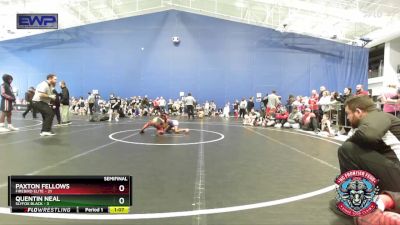 68 lbs Semis (4 Team) - Paxton Fellows, Firebird Elite vs Quentin Neal, Slyfox Black