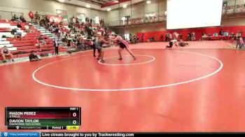 285 lbs Quarterfinal - Mason Perez, Othello vs Davion Taylor, Eisenhower High School