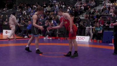 80kg Cons. Semi - Cayden Morrison, Edmonton Wrestling Club vs Evan Henrie, Strathcona Wrestling Club