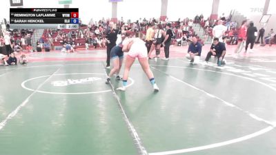 167 lbs Rr Rnd 2 - Remington Laflamme, Wyoming Seminary vs Sarah Henckel, Blair Academy