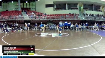 120 lbs Round 3 (8 Team) - Kayla Cramer, Manhattan HS vs Ambrielle Chun, Papillion-La Vista South Girls