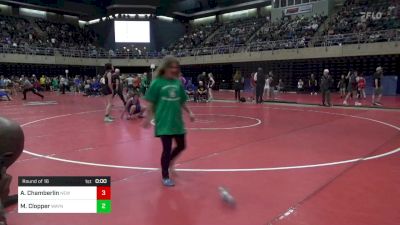 130 lbs Round Of 16 - Ada Chamberlin, New Milford vs Macy Clopper, Waynesboro