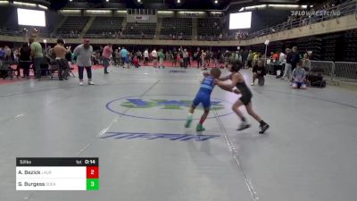 52 lbs Consi Of 8 #2 - Achilles Bezick, Laurel Springs vs Gavin Burgess, Ocean City