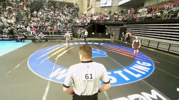 4A 132 lbs Champ. Round 1 - Maddax Hacking, Uintah vs Jack Duffin, Pine View