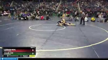 2A 132 lbs Cons. Semi - Landon Neal, West Stokes vs Caleb Cox, R-S Central