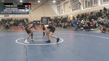 132 lbs Round Of 16 - Stone Milligan, New Canaan vs Elijah Obisesan, Hall
