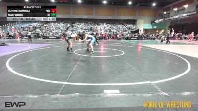 132 lbs Quarterfinal - Ronnie Ramirez, Pounders WC vs Max Wong, Mad Dawg Wrestling Club