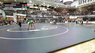 110 lbs Cons. Round 1 - Dailey Rose, St. Francis HS vs Sarah Christian, Hill City HS