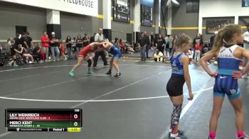 135 lbs Round 3 (4 Team) - Lily Weinreich, Grand View Wrestling Club vs Merci Kent, Minnesota Storm 2