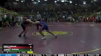 195 lbs Cons. Round 1 - Reece Terhune, North Posey vs Garrett Johnson, Indian Creek