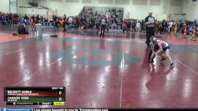 45 lbs Cons. Round 2 - Carson Voss, Brainerd vs Beckett Goble, Pursuit Wrestling Minnesota