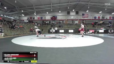 285 lbs Cons. Round 4 - Alex Holmes, Indiana Tech vs Elijah Hinshaw, Indianapolis