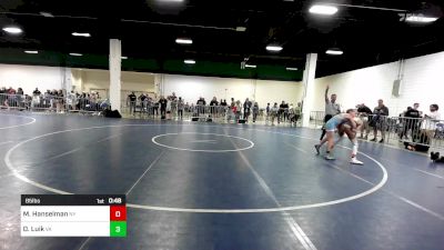 85 lbs Consi Of 16 #1 - Max Hanselman, NY vs Dylan Luik, VA