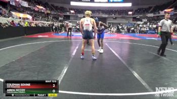 7A 157 lbs Cons. Round 3 - Airen McCoy, Tuscaloosa County vs Coleman Sovine, Oak Mountain