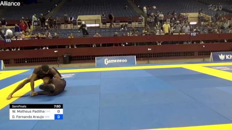 William Matheus Padilha vs Deyvson Fernando Araujo 2024 Pan IBJJF Jiu-Jitsu No-Gi Championship
