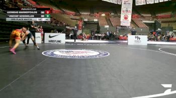 Schoolboys - 140 lbs 3rd Place Match - Vincent Gosswiller, Granite Wrestling Club vs Leonidas Marinopoulos, Cardinal Wrestling Club