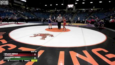 115 lbs Champ. Round 1 - Xitlaly Meraz, Wichita-North vs Savannah Shires, Pittsburg