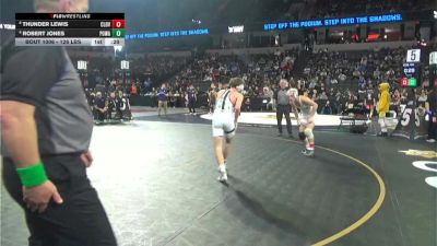 126 lbs Consi Of 8 #2 - Thunder Lewis, Clovis (CS) vs Robert Jones, Poway (SD)