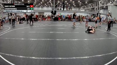 88 lbs Semis (4 Team) - Enzo Vetere, Mat Assassins Grey vs Logan Russell, CTWHALE