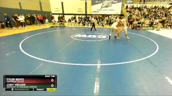 157 lbs 5th Place Match - Cody Welker, University Of Wisconsin-Oshkosh vs Tyler Bents, Concordia College