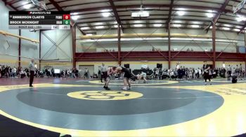 190 lbs Cons. Round 2 - Emmerson Claeys, Pomona vs Brock Mcknight, Broken Arrow