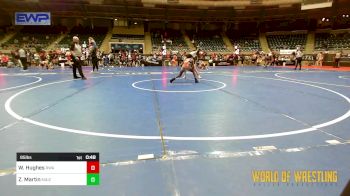 95 lbs Consi Of 16 #1 - William Hughes, Roundtree Wrestling Academy vs Zy'ion Martin, Maize Wrestling Club