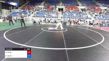 144 lbs Rnd Of 64 - Alivia Ming, Illinois vs Camryn Scott, Colorado