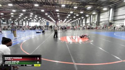 64 lbs Rd# 6- 9:00am Saturday Final Pool - Jaxon Shifler, Maryland BLACK vs Emmett Madigan, Mile High