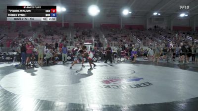 165 lbs Champ. Round 2 - Pierre Walton, East St. Louis Wrestling Club vs Rickey Lynch, Michigan