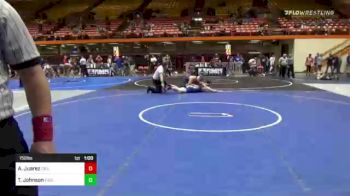 152 lbs Consi Of 16 #2 - Adrian Juarez, Driller Wrestling Club vs Tyson Johnson, Pierre Governors