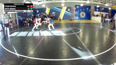 126 lbs Champ Round 1 (16 Team) - Tyler Kupsch, Pasco Wolfpack vs Justo Medina, OutKast WC