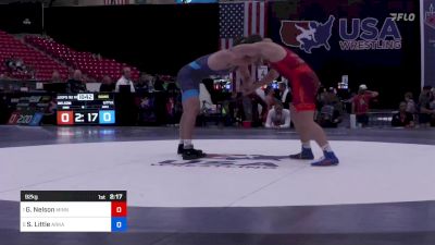 92 kg Semis - Gavin Nelson, Minnesota vs Stephen Little, Arkansas Regional Training Center