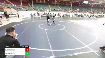 46 lbs Semifinal - Elijah Santillanes, NM Beast vs Wyatt Bland, Lockjaw WC