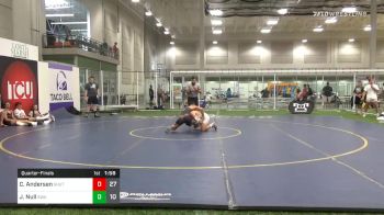 167 lbs Quarterfinal - Cougar Andersen, Team Shutt Greco vs Jake Null, Superior Wrestling Academy A