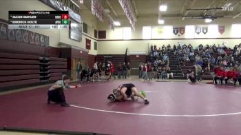 157 lbs Quarterfinal - Jacob Mahler, Hampton-Dumont-CAL vs Emerick Nolte, AP-GC