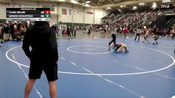 78-86 lbs Semifinal - Clara Miller, Aurora Huskies Wrestling vs Adison Schlotfeld, Nebraska Wrestling Academy